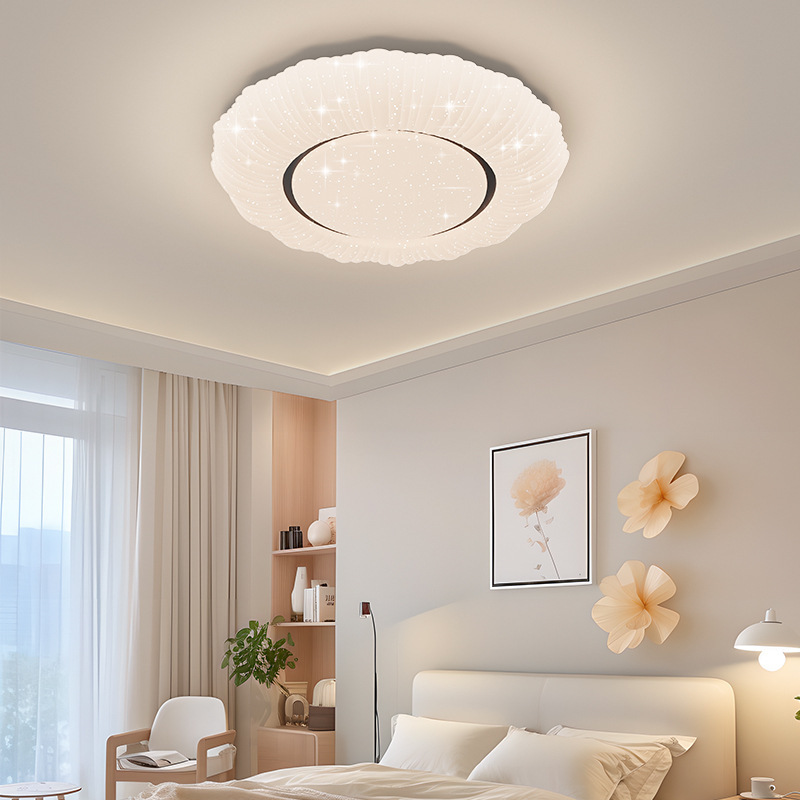 Espectro completo nueva lámpara de techo LED dormitorio redondo rectangular sala de estar moderna atmósfera simple comedor lámpara de estudio