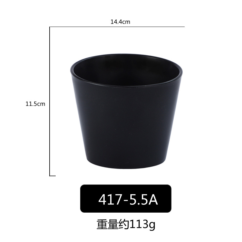 PP porcelana-como colorido oblicuo Tazón de fuente Cubo de lechuga Tazón verde vegetal cubo vegetal creativo restaurante comercial Ensalada de frutas Tazón