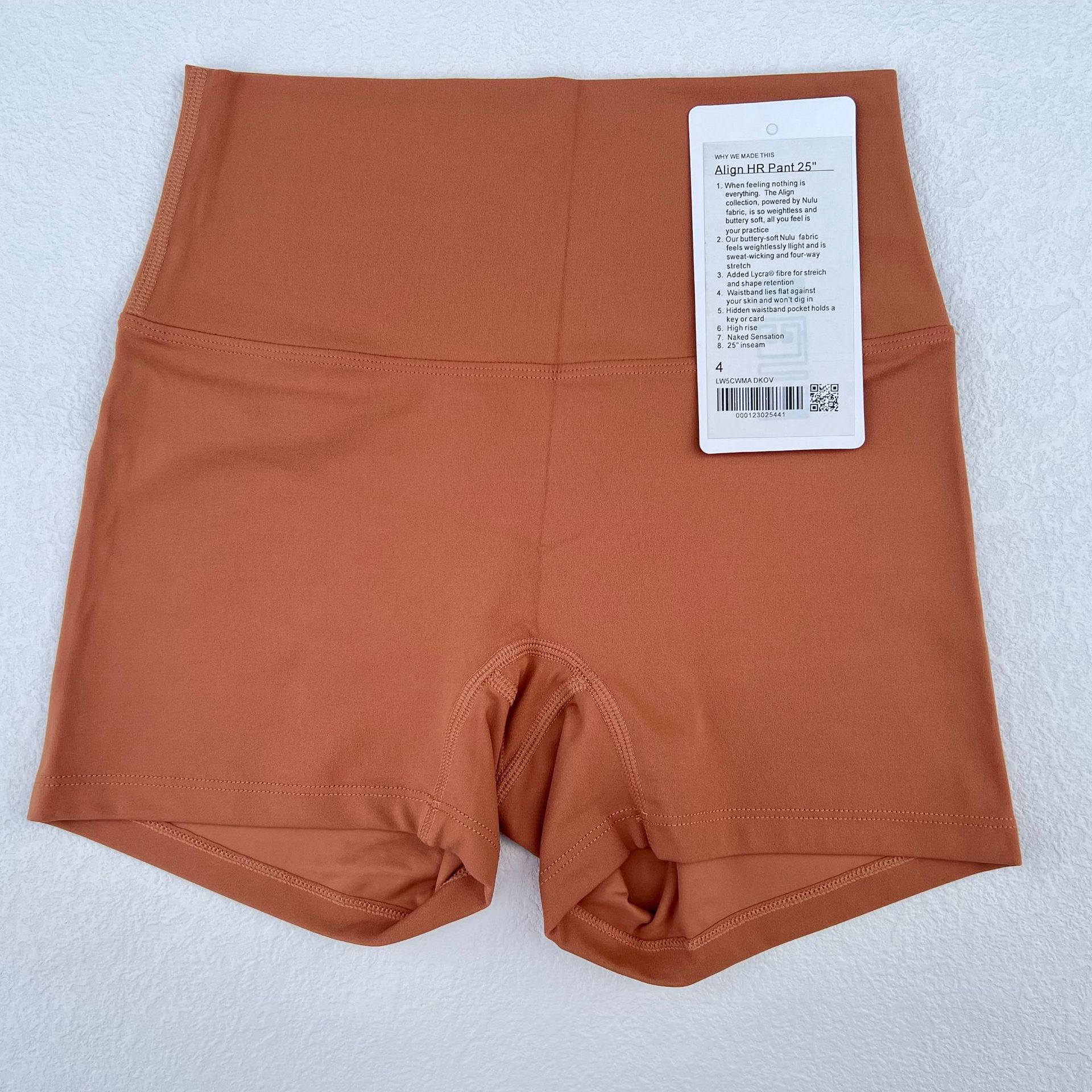 Pantalones cortos de yoga de cadera de melocotón de cintura alta sexy de verano para mujer lulu