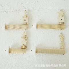鳥用天然無垢材ステーションポール、オウムの爪研ぎステーションポール、虎皮木製スティックおもちゃ、鳥かごステーションスティックアクセサリー