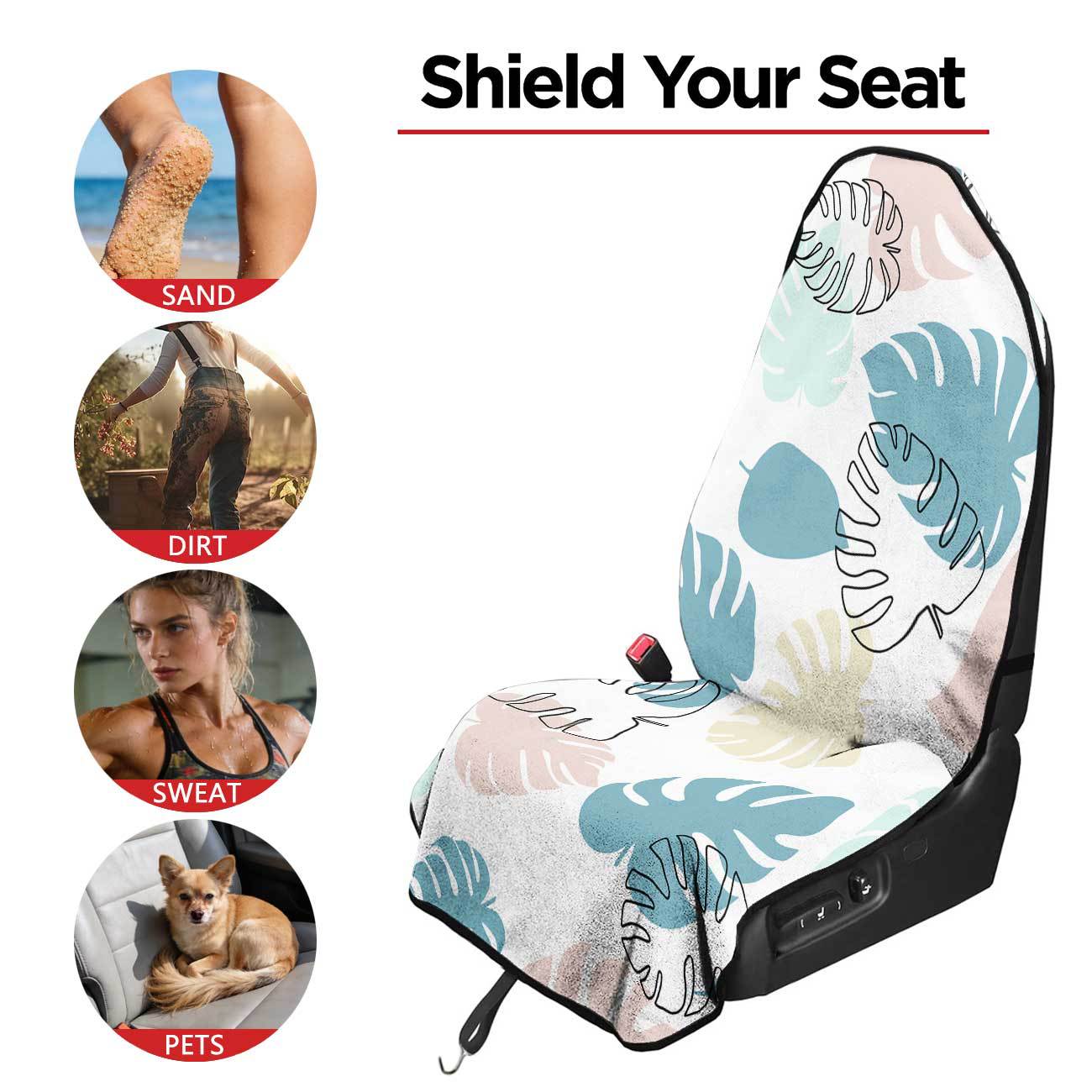 Car seat towel cover, front seat protector, suitable for gym and exercise, universal for all seasons, car use 123