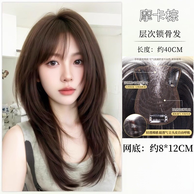 Bloqueo de cabello sin cabello, atmósfera perezosa, clavícula de alto nivel, cabello suelto, cabello blanco alto, franja falsa