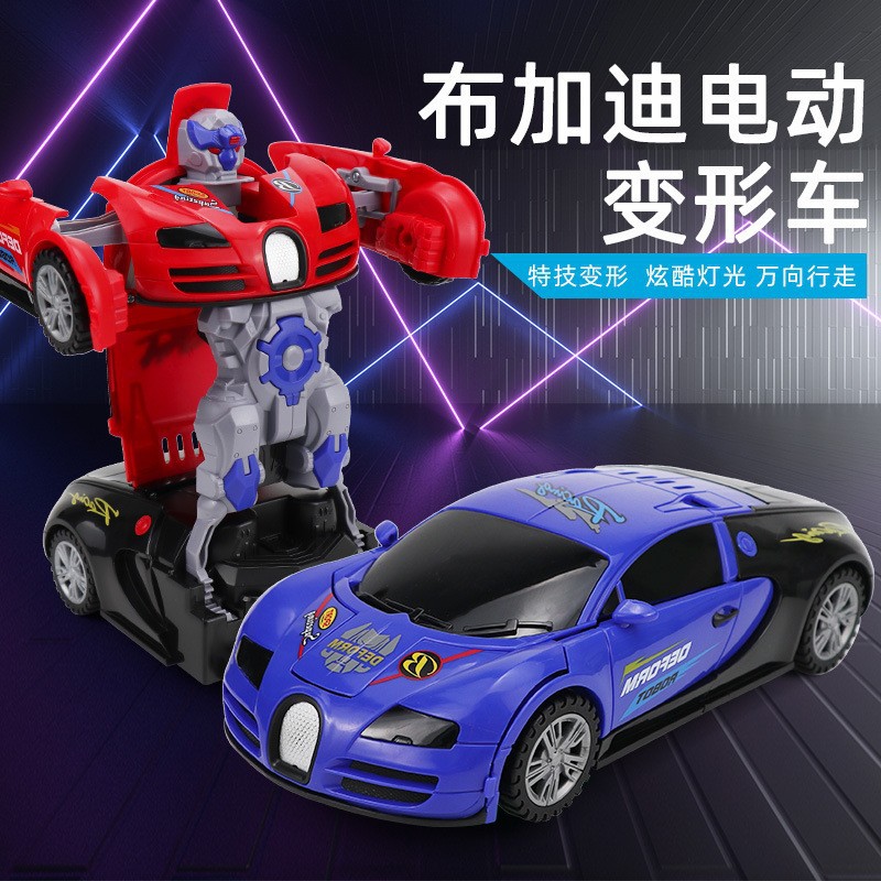 Envío gratis coche de juguete de deformación eléctrico para niños, coche de conducción universal, luz musical, coche de carreras de control remoto para niños, modelo de juguete
