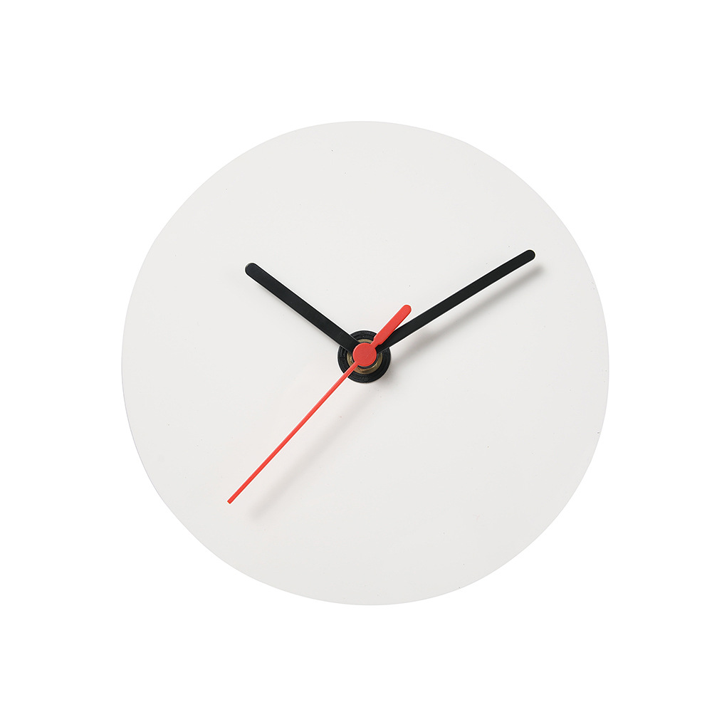 Logotipo impreso personalizado 30cm MDF reloj de pared Amazon venta caliente pared tipo sublimación térmica dibujo