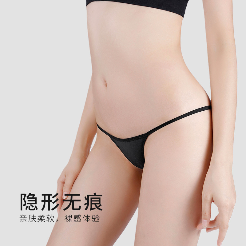 Girls Sexy Tape Underwear Girls Solid Color Low Waist 80S Modal Women's thong Cross-border Wholesale T-pants Girls Sexy Tape Underwear Girls Solid Color Low Waist 80S Modal Women's thong Cross-border Wholesale T-pants