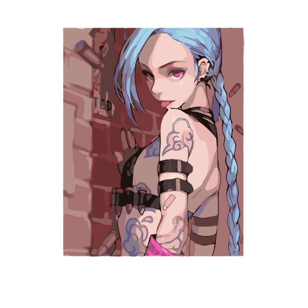 Guardia dulce serie de animación de pintura al óleo digital DIY moderna minimalista para niños fábricas de pintura al óleo de relleno al por mayor