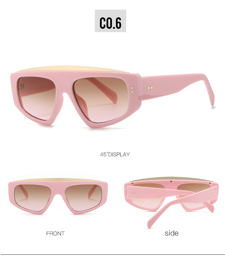 Triangle Frame Sunglasses For Men And Women Versatile Style_voghion.com