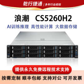 适用浪潮CS5260H2国产信创服务器海光CPU机架式主机虚拟化大数据