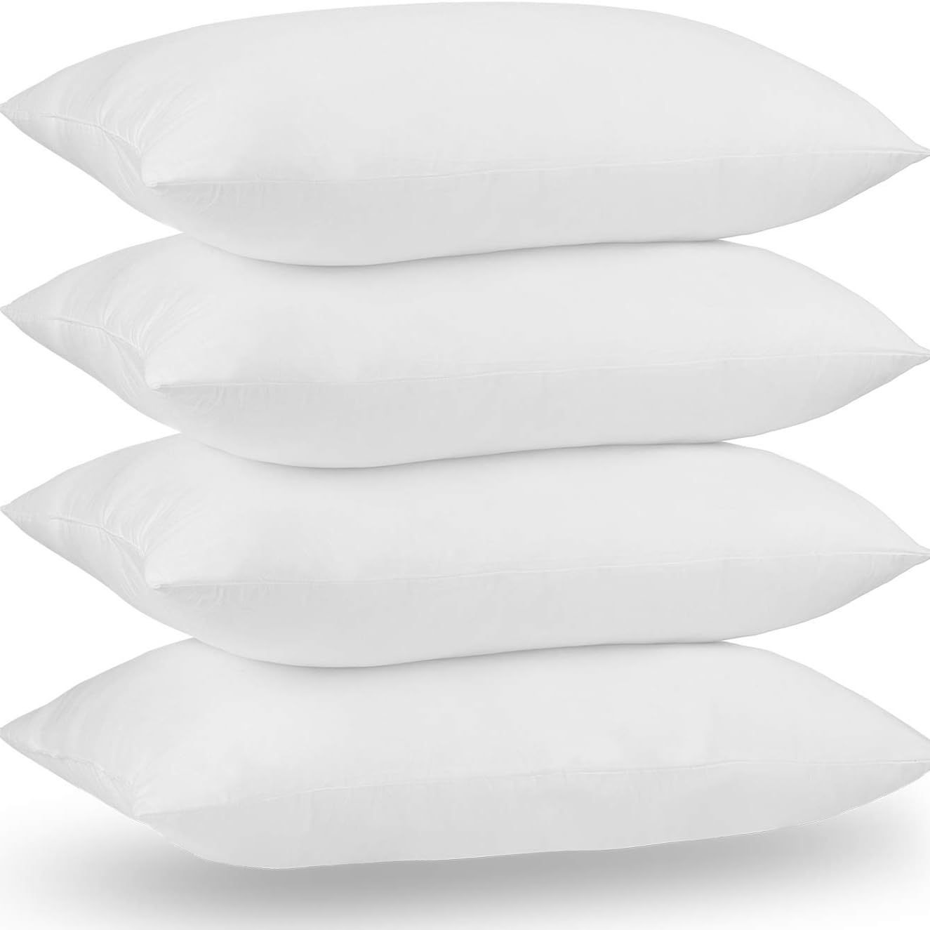 Almohada rectangular de plumas de terciopelo para adultos, relleno de fibra sintética, almohada cómoda para dormir en hoteles y hostales