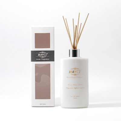 MAYCI新款无火香薰精油礼盒套装 室内房间香水挥发藤条空气清新剂