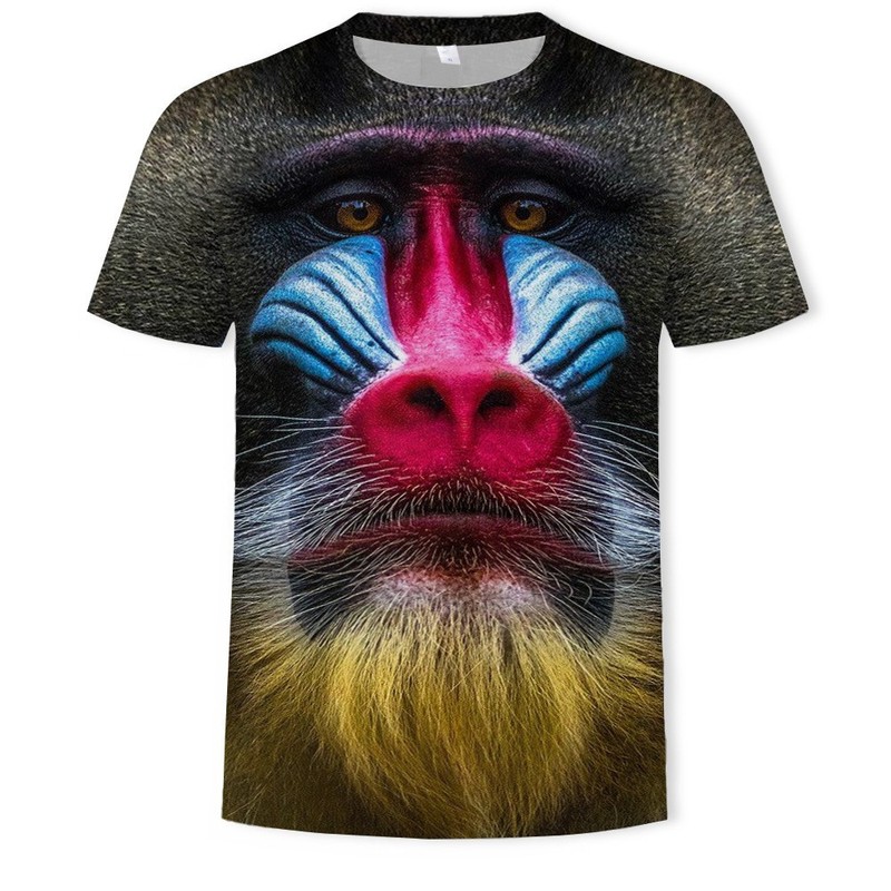 新しい夏の 3D プリント Tシャツ半袖 Amazon eBay カジュアルスポーツメンズプリント服面白い|undefined