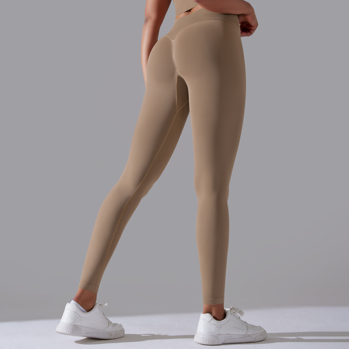 Simple Style Sports Solid Color Nylon Cotton Blend U Neck Tracksuit Vest Jogger Pants Leggings display picture 149