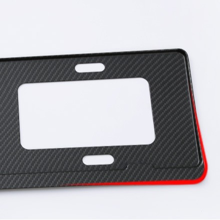 Portaplacas Sin Marco para Auto 443x141mm de Aleación de Aluminio