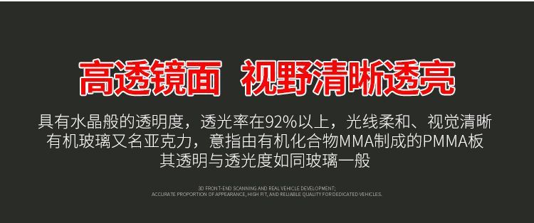 Suitable for Wuji Dsx525 Special Heightened Front Windshield Modified Windshield Thickeneded Motorcycle Original Model Transparent