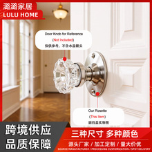 源头工厂定制颜色门把手装饰盖拉手圆饰复古背板家具配件跨境专供