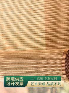 Bamboo Curtain Roller Blind Blackout Sunshade Curtain Japanese Zen Style Study Balcony Office Tea Room Hanging Outdoor Bamboo Curtain