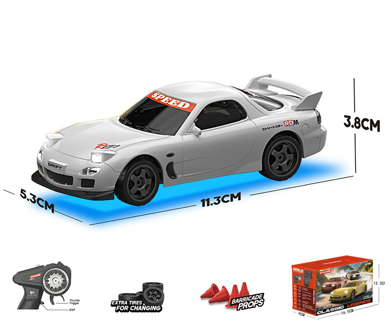 问南风1:43迷你RC遥控车奔驰漂移车M3赛车遥控桌搭摆件男孩礼物|undefined