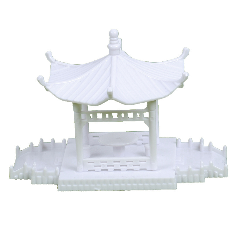 DIY modelo arena Mesa material Parque Fondo montaje pabellón hexagonal pabellón