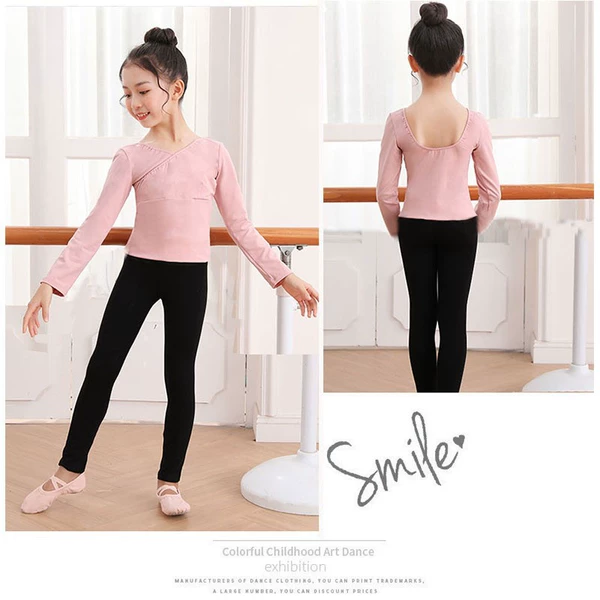 1620 long -sleeved loquat powder +1631 trousers black
