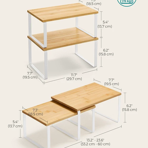Bamboo and wood white