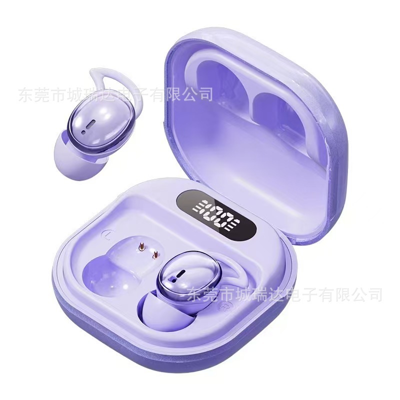 2025新型睡眠入耳式無線bluetoothイヤホン側睡眠専用ステルス運動騒音低減ガス骨伝導|undefined