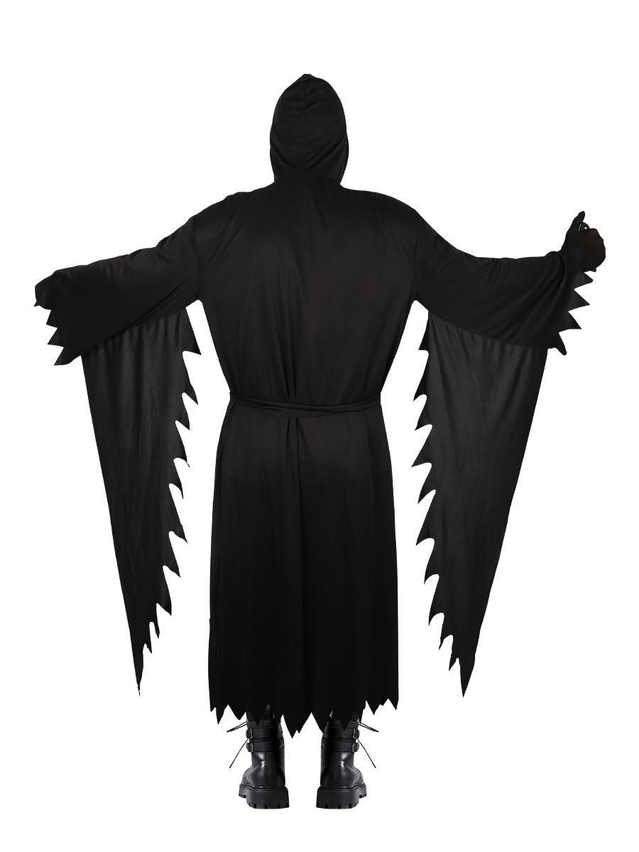 Disfraz de Scream 5, cosplay de terror, capa de Halloween, réplica de la película, disfraz de Grim Reaper, estilo de terror
