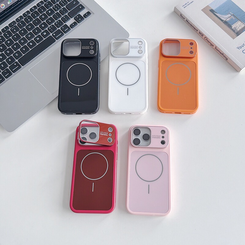 Instantly transforms into a handle stand, suitable for Apple iP18PRO MAX magnetic phone case, iP17promax instantly transforms into 18