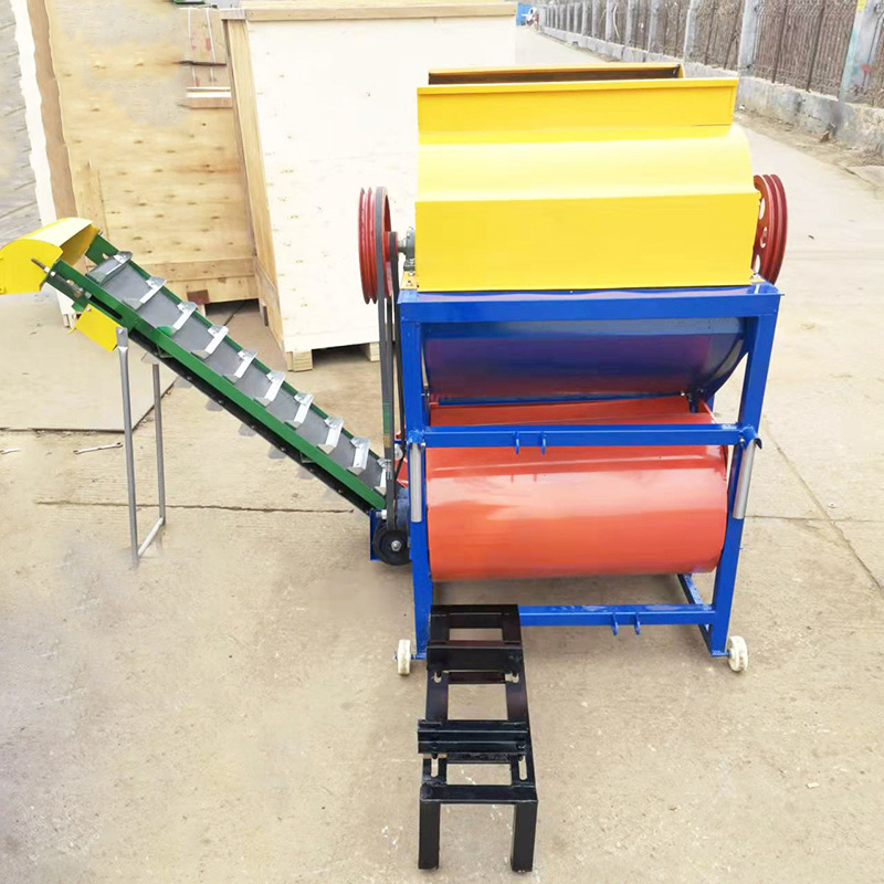 山东出售400型花生摘果机干湿两用中小型花生摘果去秧机自动