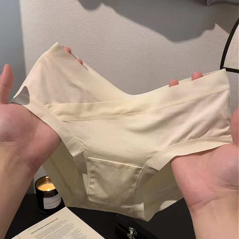 Seamless Maternity Underwear, Low-Waist Pure Cotton Crotch, Large Size, Breathable, Late Pregnancy, Special Intimates Shorts That Do Not Tighten the Belly