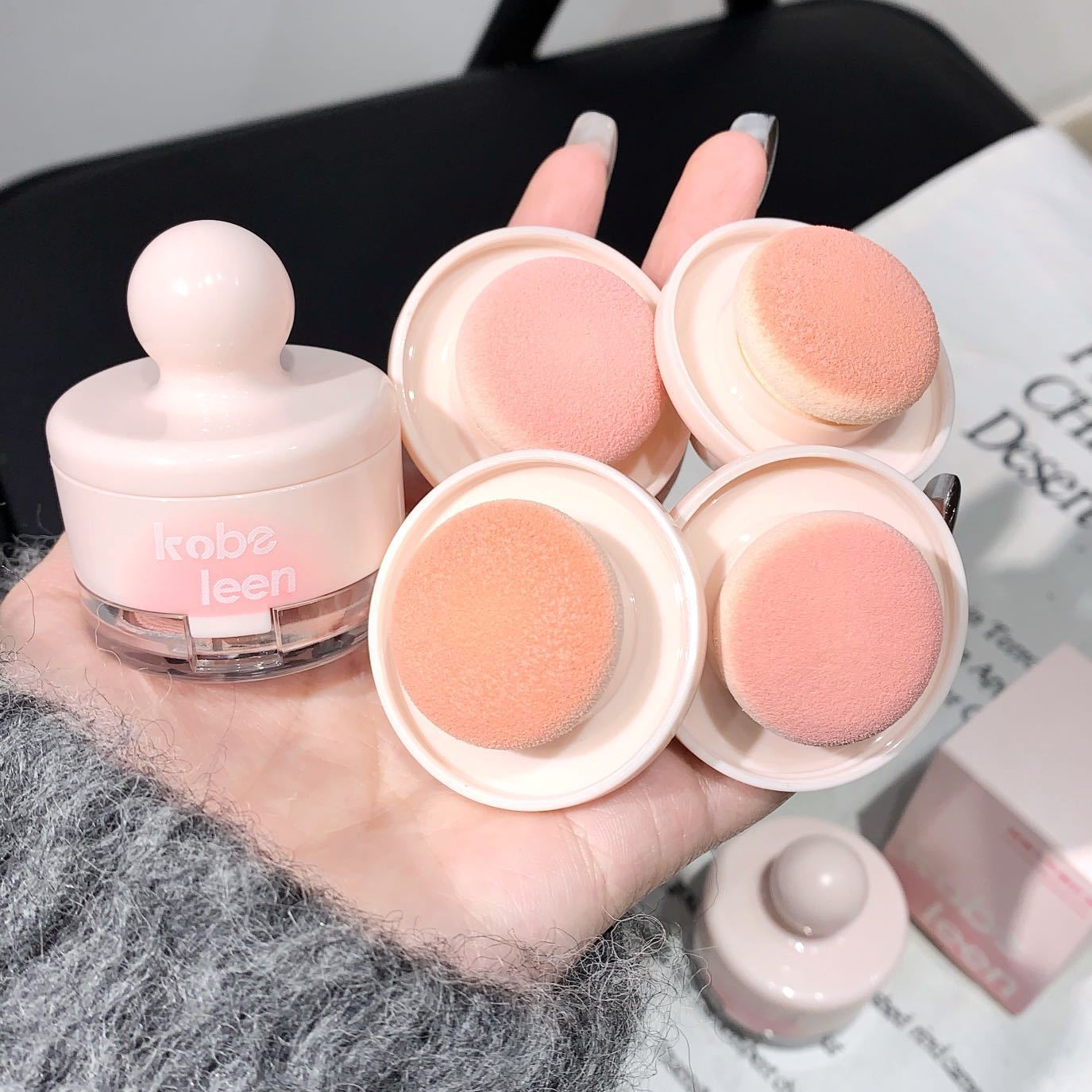 kobeleen jar vitalidad blush matte niebla veludo baja saturación de color extrañado no es fácil de volar polvo rosa femenina