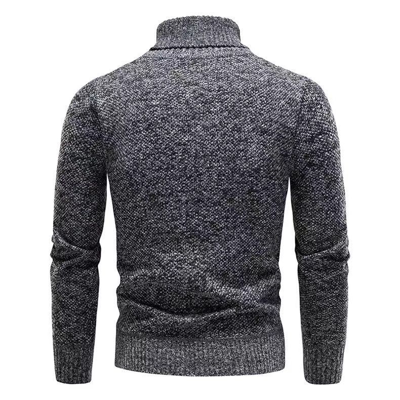Felpa con cappuccio in maglia spessa e soffice con collo alto autunno/inverno 2024, casual, da uomo Undercover_voghion.com