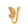 Nose clip, zirconium, nose piercing perforated, suitable for import, European style