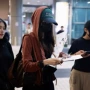 韩国手感条纹连帽卫衣