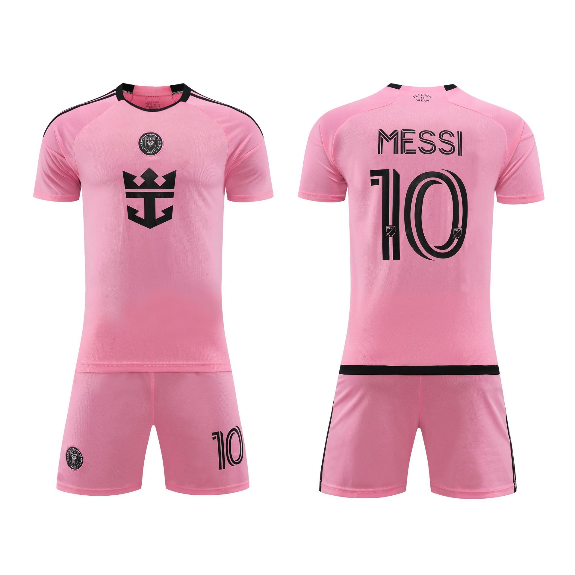 Traje de camiseta de fútbol con número Miami Crescent Neymar Riad C Roman City Harland