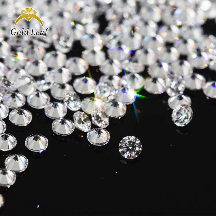 3.0mm~5.0mm 3A5A圆形普通彩色锆石集合 梧州人工宝石 CZ裸石厂家
