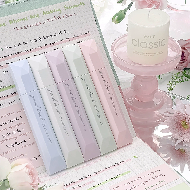 Трансграничный хит продаж, высококачественный набор цветных точечных клеев, двусторонняя клейкая лента для рукоделия для студентов с точечным клеем большой емкости