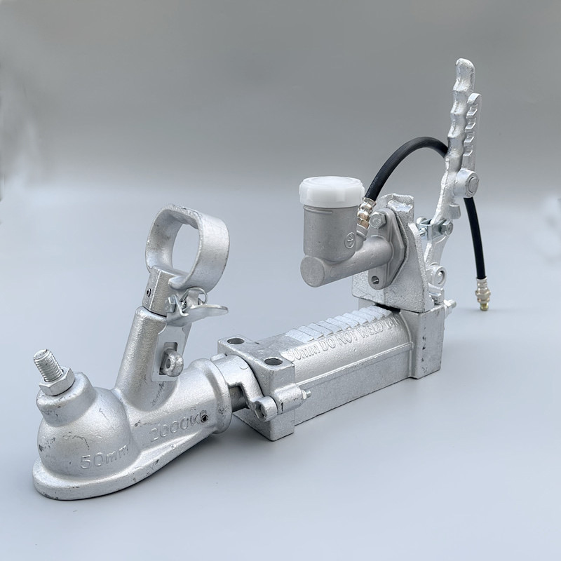 Australian-Style Impact Hydraulic Connector Trailer 50-Ball Hitch with Handbrake Rv Atv Yacht Trailer Modification Accessories