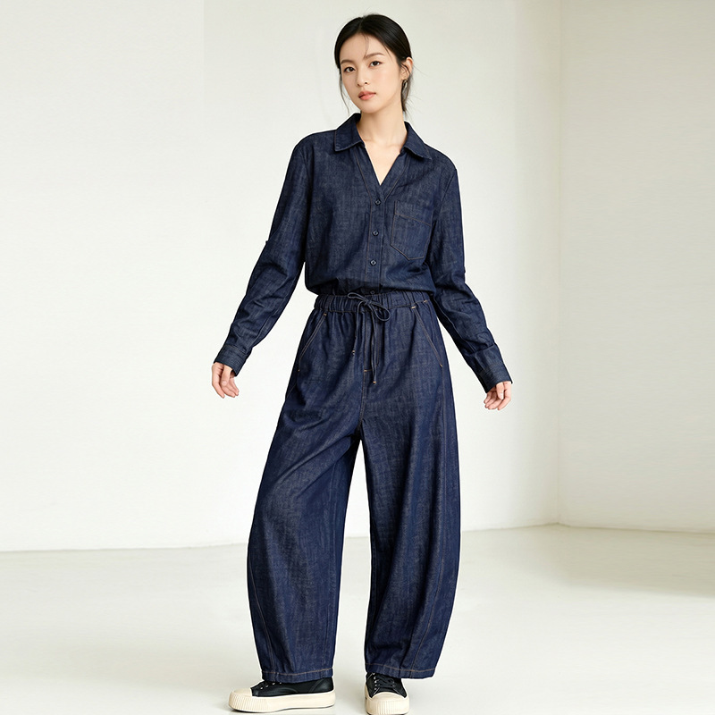 Lanping Tencel Linen Drawstring Elastic Waist Cropped Jeans for Women, Summer Lightweight Drapey Loose Versatile Wide-Leg Pants Lanping Tencel Linen Drawstring Elastic Waist Cropped Jeans for Women, Summer Lightweight Drapey Loose Versatile Wide-Leg Pants