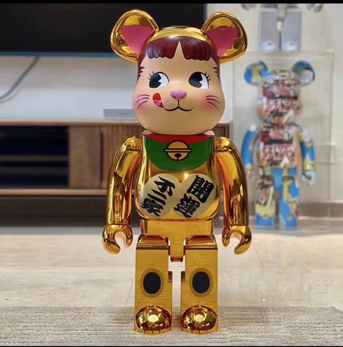 Bearbrick 1000% насильственный Медведь Киджу Кэт Ту Яджия Яйли управляет трендовой игрушкой кукла