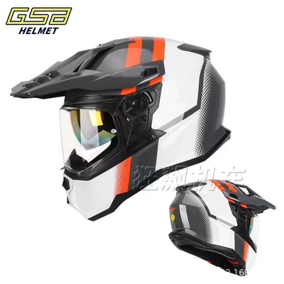 Full-Face Helmet for Off-Road Use, Suitable — Motorcycle Helmet Headset