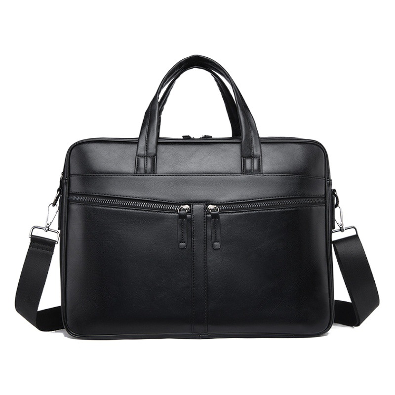 Fábrica al por mayor de los hombres maletín de negocios de cercanías simple de gran capacidad computadora crossbody multi-capa de viaje de negocios bolsa de archivo