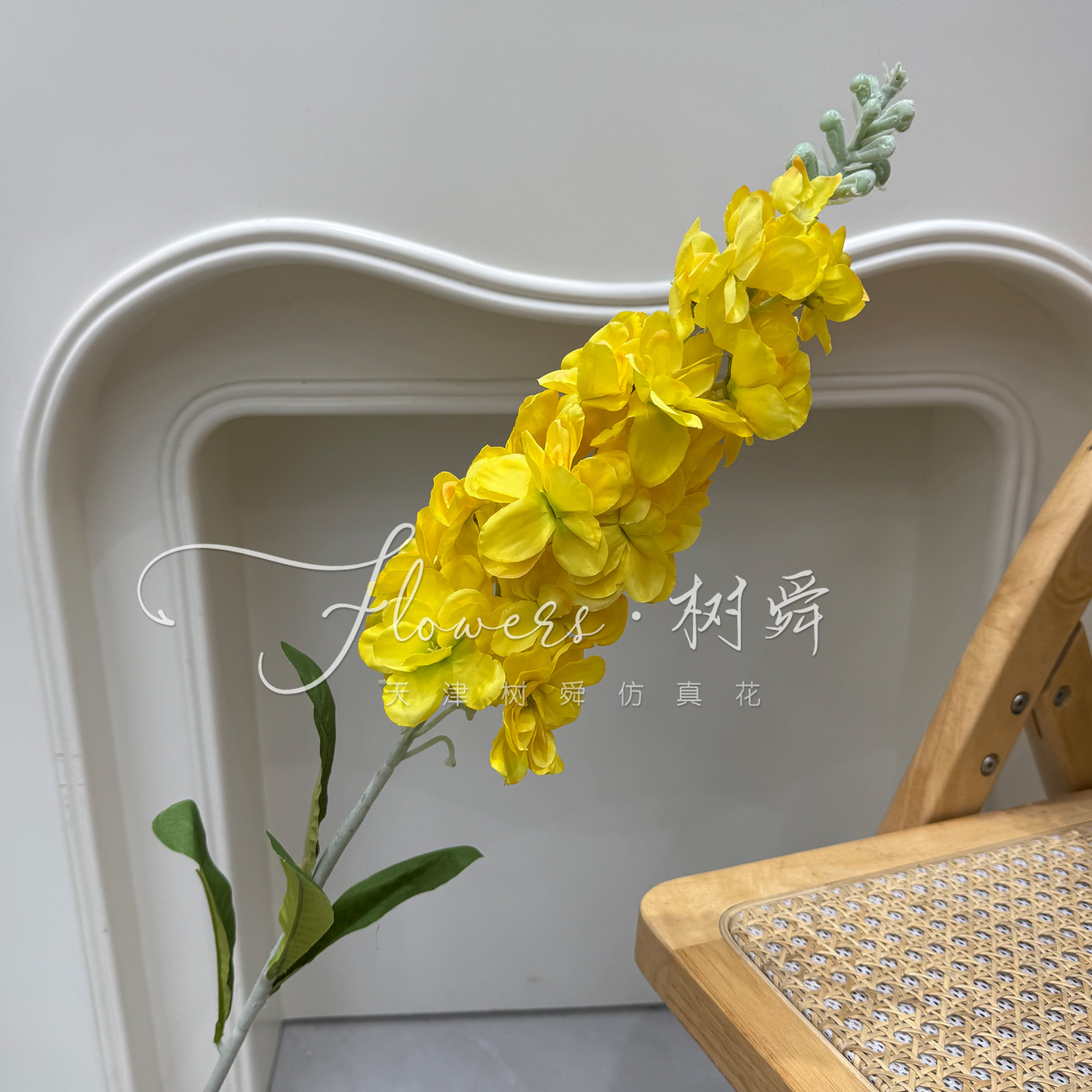 단일 몰려든 히아신스-노란색