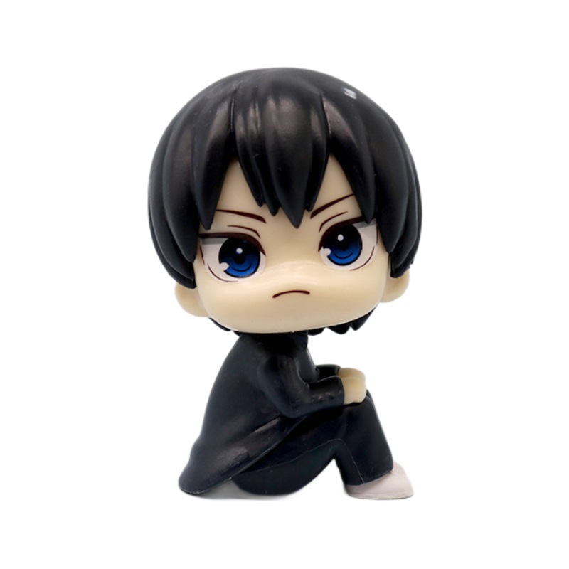 (2개) Q판 배구 청소년 핸드 헬드 LK 데이 XIANGYANG LK 그림자 산 비행 남성 큰 머리 앉아 자세 조수 놀이 데스크탑 장식품