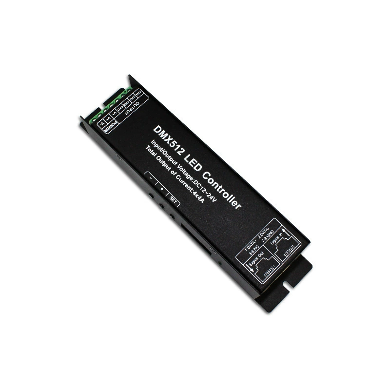 Фабричная прямые продажи 4-канальные декодер DMX512 RGBW контроллер DMX контроллер сценический инженер DXM главный контроллер
