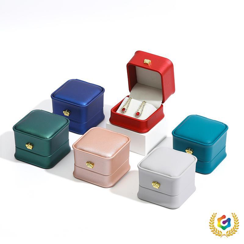 ✅现货皇冠收腰耳钉首饰盒批发耳饰耳挂首饰包装盒饰品盒珠宝挂件