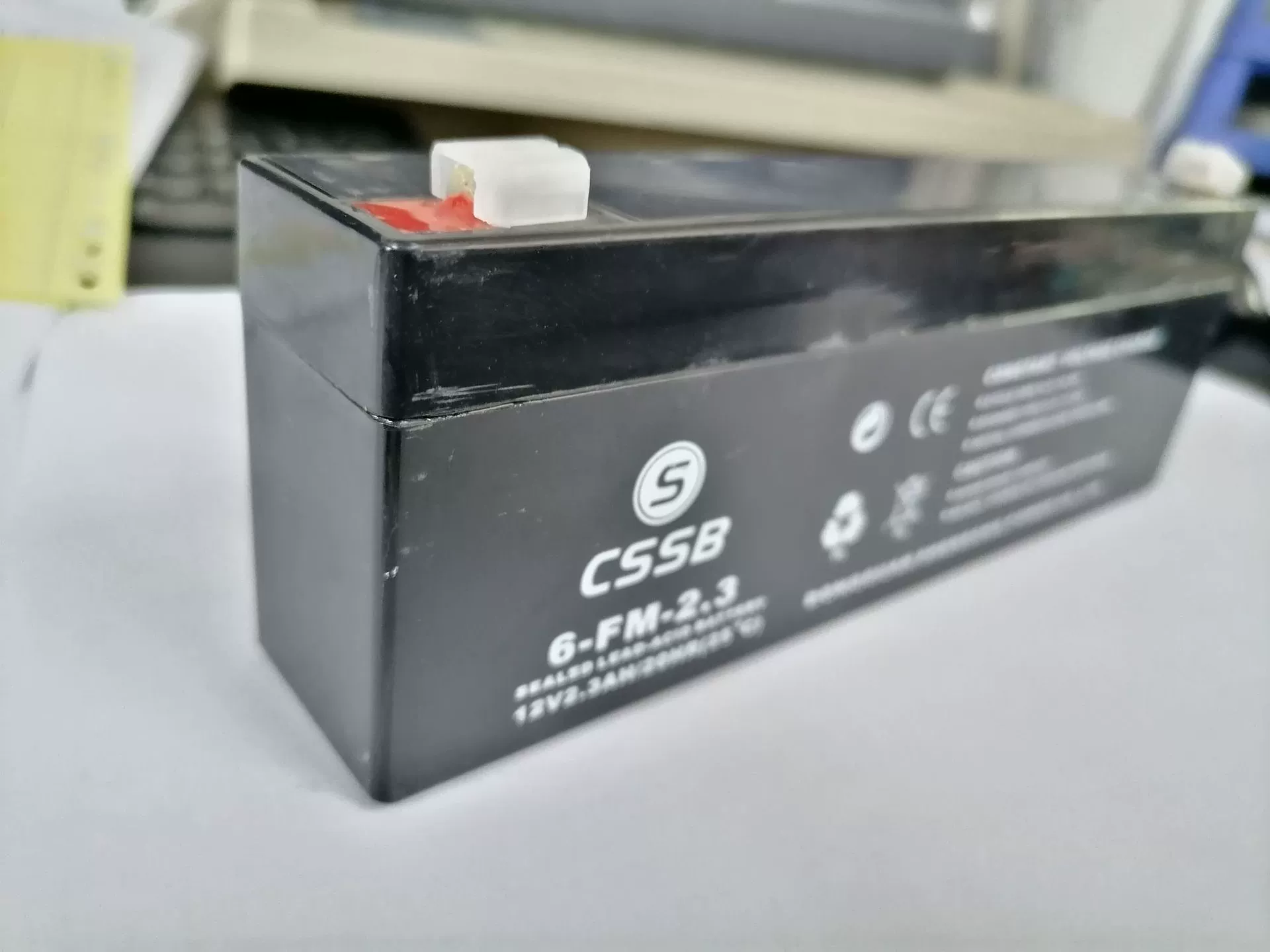 Перезаряжаемая батарея, сменная штора, 12V, 2.3AH, 20, 20HR