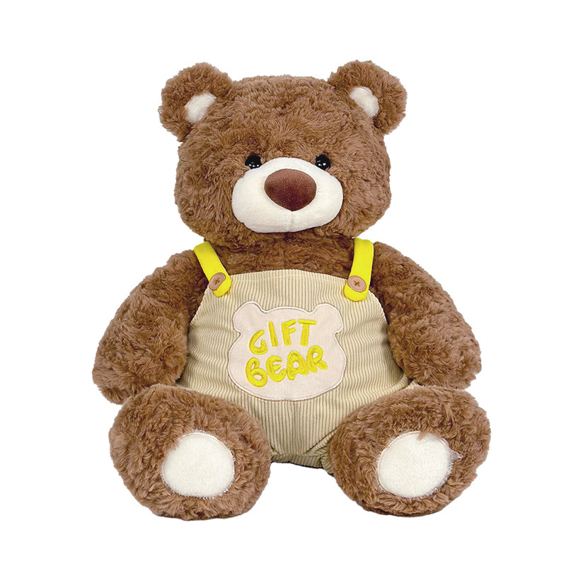 Nueva correa grande oso de peluche muñeca de peluche lindo oso de abrazo muñeca de confort para niños muñeca almohada