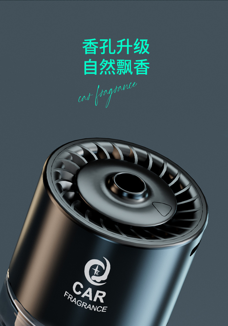 Car Aroma Diffuser Air Purifier Fragrance and Odor Removal Intelligent Spray Humidifier Aroma Diffuser in Car