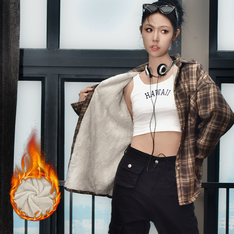 Woolen demi-season shirt