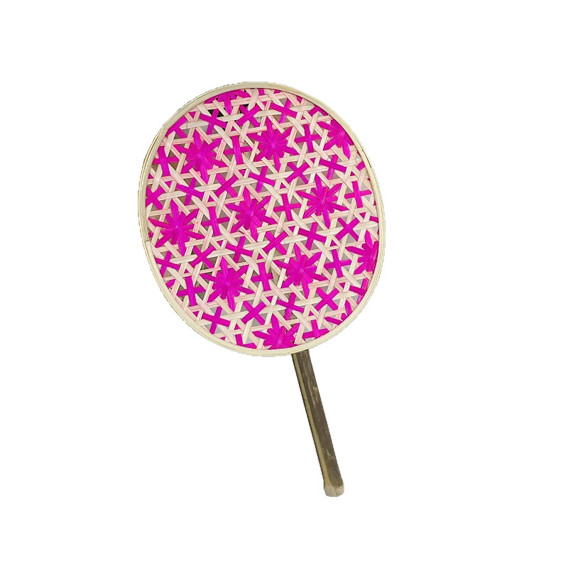 Ventilador de bambú de color antiguo ventilador de bambú de estilo chino de verano ventilador de bambú ventilador de bambú ventilador de bambú ventilador de cintura ventilador tejido a mano